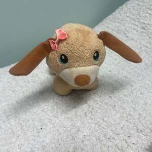 VTech Care for Me Learning Carrier Replacement Plush Puppy Dog Stuffed Animal Pi